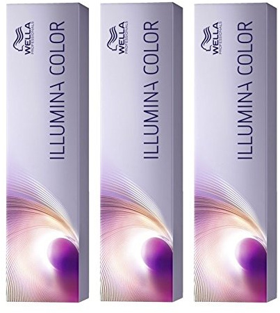Wella Illumina Color 7/81 mittelblond perl-asch 3 x 60 ml Haarfarbe IC