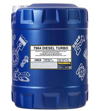 MANNOL Olio motore DIESEL TURBO 5W-40 Olio sintetico Olio 10 L
