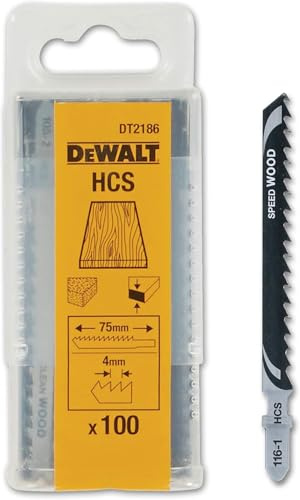 DeWALT HCS-Stichsägeblatt Holz, 100 stück, 60 mm, DT2186-QZ