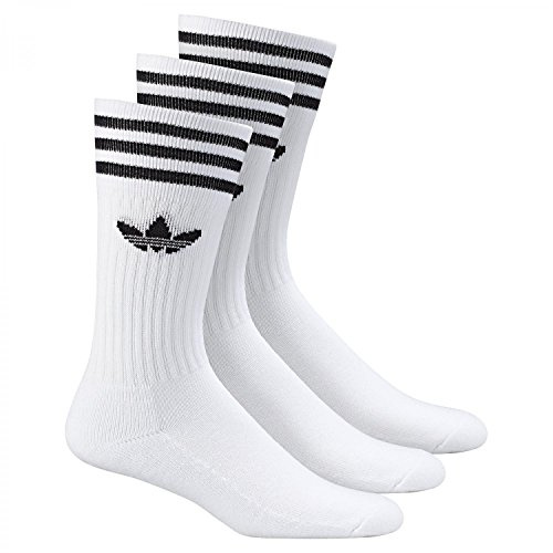 adidas Unisex 3 Paar Solid Crew Socken (3er Pack)