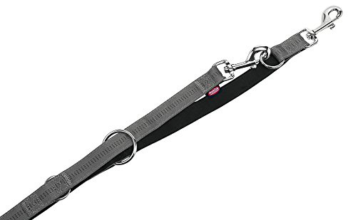Nobby Führleine Soft Grip, dunkelgrau/schwarz L: 200 cm, B: 10 mm, 1 Stück