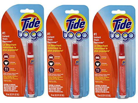 Tide To Go Instant Stain Remover Liquid 10ml 3 Count by Tide