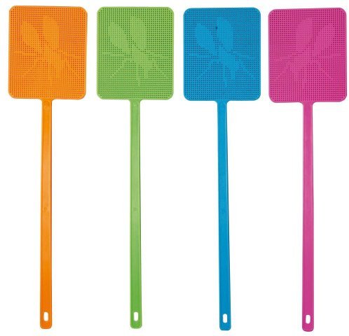 Esschert Design Fliegenklatsche sortiert, 10 x 0,4 x 42 cm, FY08