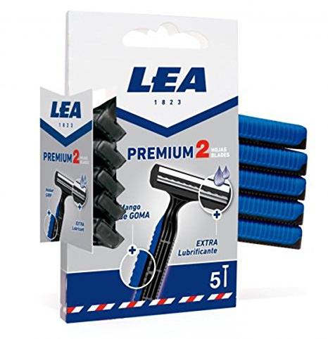 Lea Premium 2 Hojas Cuchillas Desechables 300 gr, 1 paquete de 5 piezas