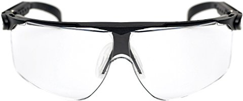 3M Maxim Gafas de seguridad montura negra PC ocular incoloro recubrimiento DX (1 gafa/bolsa)