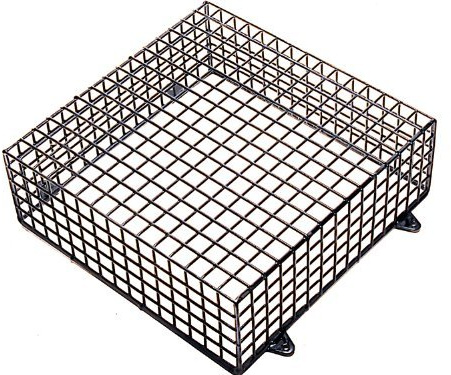 Digiteck SECURITY ALARM BELL BOX PROTECTION GALVANIZED BLACK CAGE 39CM X 39CM X 14CM