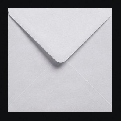Briefumschläge, gummiert, quadratisch, 105 x 105 mm, Weiß, 50 Stück