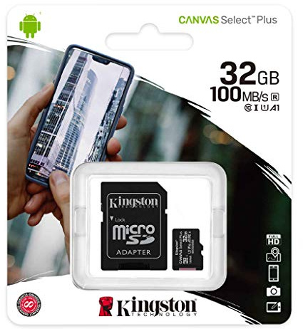 Kingston 32GB Micro SD MicroSDHC Memory Card With SD Adapter For Samsung Galaxy S4, S4 Mini, S5, S5 Mini, Galaxy S3, Galaxy S3 Mini, BlackBerry Q10, Q5, Z10, Z30,Xperia Z, Xperia Z1, Z1 Ultra, Xperia M, Xperia SP, Xperia T, HTC One Max, Nokia Lumia 1320, Lumia 1520, Lumia 620, Lumia 720, Lumia 520, Lumia 625, Nokia Lumia 810, Lumia 820, Samsung Galaxy Ace S5830, Samsung Galaxy Y S5360, Sony Xperia Z Tablet, SamsungGalaxyTablets, HTC DesireC,Windows8S, VodafoneSmart4Power, Smart4Turbo,Smart4Max
