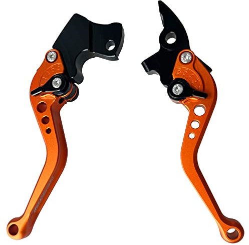 Rideit US-271 Motorrad Brems- und Kupplungs-Hebel, kurz, für KTM 125 Duke, 200 Duke, 390 Duke, 2012-2014