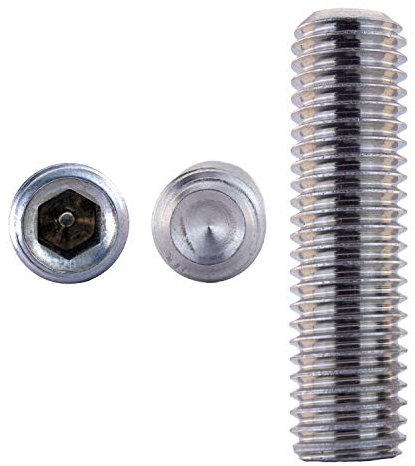 Gewindestifte M10 X 8 DIN 916 m. Ringschneide Edelstahl A2 (50 Stück) - V2A Madenschrauben