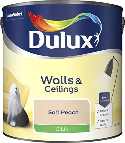 Dulux Paints 2.5 Litre Ready Mixed Silk Soft Peach
