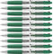 Schneider 101004 Gelion Plus Gelschreiber (wechselbare Mine, Strichstärke F, ultra schnelltrocknend) 10er Packung grün