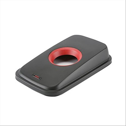 Vileda 234657 - Deckel für Abfalleimer mit Öffnungen für Dosen 29X49X9CM, Rot