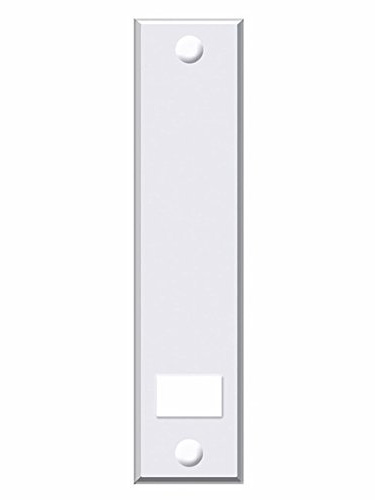 Abdeckplatte (Blende) mit Lochabstand 21,5cm eckig weiß - 2 Stück -