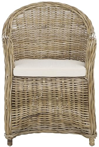 Safavieh Home Collection Zane Natural Wicker Club Chair, Standard