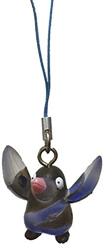 Pokemon Black & White Phone Charm-1 Mogurew-Drilbur Figure Transparent