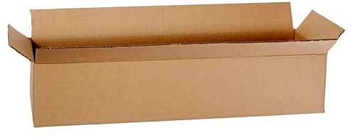 Aviditi 3066 Long Corrugated Cardboard Box 30 L x 6 W x 6 H, Kraft, For Shipping, Packing and Moving (Pack of 25)