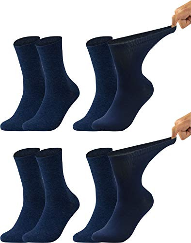 Vitasox Damen Diabetikersocken ohne Gummi & ohne Naht 4 | 6 | 8 | 10 Paar