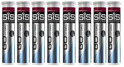 SIS Go Hydro Hydration Energy Drink Tablets - Berry (8 Packs of 20 Tablets)