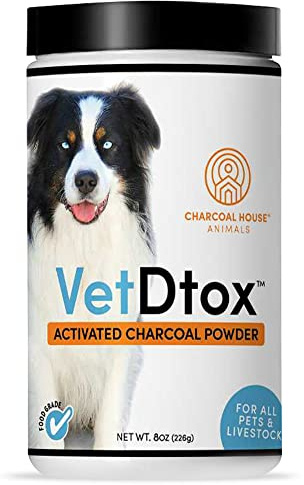 VetDtoxTM Activated Charcoal Powder For Pets & Livestock- 1 Quart by VetDtoxTM