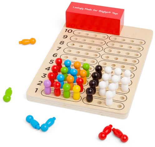 Bigjigs Toys Wooden Codebreaker | Master Mind Strategy Board Game for Kids & Adults | Family Brain Teaser Puzzles | Classic Gifts for 3+ Year Old Children | Educational Logic Set for Play & Learning
