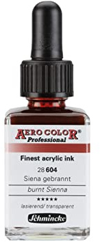 Schmincke AERO COLOR Professional Siena gebrannt 28 ml, 28 604 023