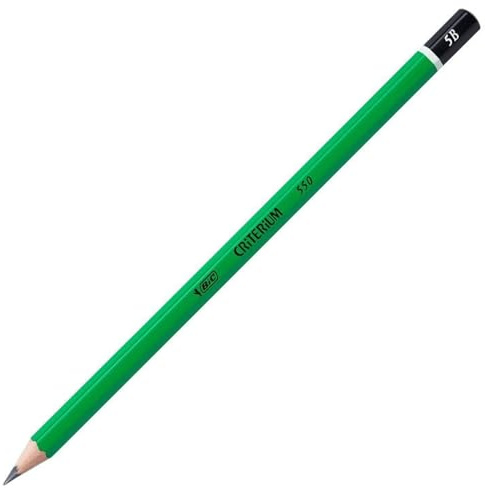 BIC Criterium 550 Crayons à Papier - 5B, Boîte de 12