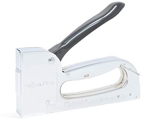 REGUR FT-10 Handtacker - präziser Profi-Tacker zur Befestigung von Stoffen, Polsterarbeiten, Holz-Etikettierung u.v.m.