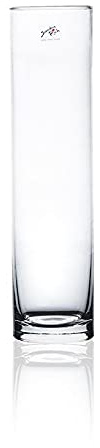 Sandra Rich Blumenvase, Dekoglas CYLI zylindrisch rund H. 40cm D. 10cm Glas