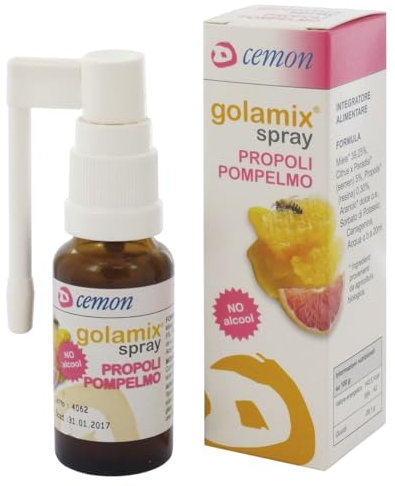 Integratore alimentare GOLAMIX spray propoli e pompelmo