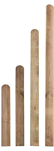 10 Stück Zaunbrett Fichte kdi 16x90 mm 100 cm hoch, Typ A, Holz Zaunlatte Latte Stakete von Gartenwelt Riegelsberger