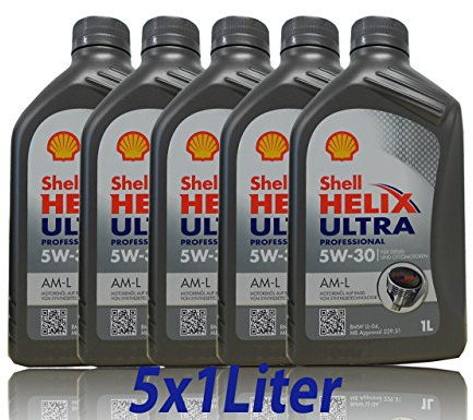 5L 5 Liter SHELL Motoröl Öl HELIX ULTRA Professional AM-L 5W30 für BMW LL-04