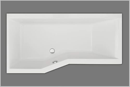 Raumsparbadewanne Acryl 170 x 85 rechts, aus Acryl, Farbe weiß