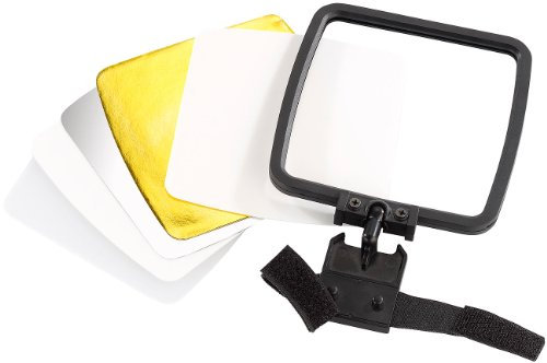 Somikon Universal-Blitzreflektor mit 4 Wechselfolien