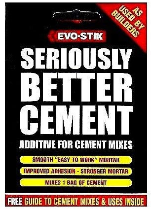 1 x Seriously Better Cement Mortar plasticiser in a Handy Single Mix Sachet