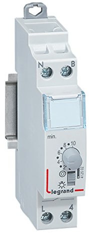 Minuterie modulaire 230V~ 50Hz et 60Hz - sortie 16A 250V~ - 1 module