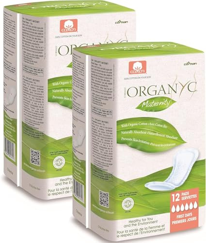 Organyc Moderskap i ekologisk bomull 2 x 12 dynor