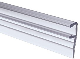 Schulte D2923 Premium Dichtung vertikal/senkrecht für Duschkabine, Transparent