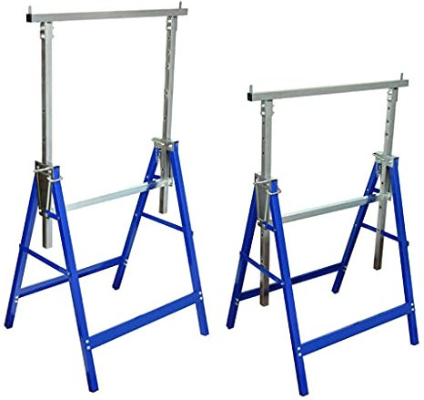 vidaXL Bockar metall 2-pack 150 kg