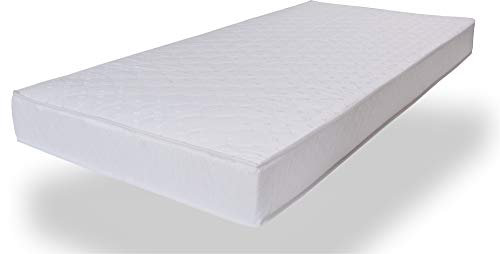 Tonnentaschenfederkernmatratze 90x200 cm Florence Plus H2 mit Tragegriffen Wendegriffen Federkernmatratze mit Schlaufen zum Tragen und Wenden 90 x 200 cm Matratze. eine Zone, atmungsaktiv