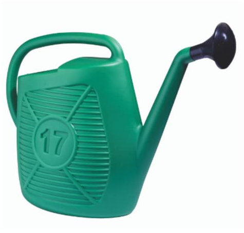 Ecoplast | Annaffiatoio 17 Litri, Annaffiatoio da Giardino in Plastica, Verde, 56,5x22,5x43, Made in Italy