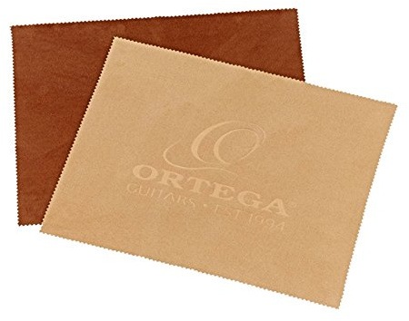Ortega Guitars Polish Cloth Pack - 2 Mikrofasertücher Gelb/Braun, OPC-LY/LB | 29,21cm x 24,13cm