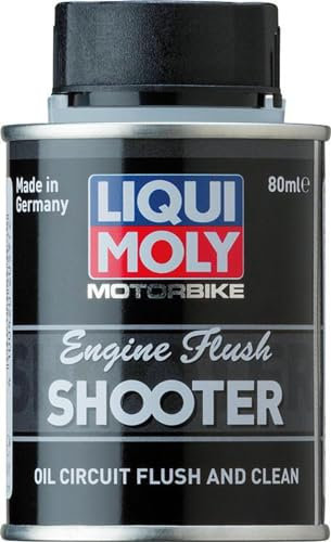 LIQUI MOLY Motorbike Engine Flush Shooter | 80 ml | Motorrad Öladditiv | Art.-Nr.: 3028, farblos