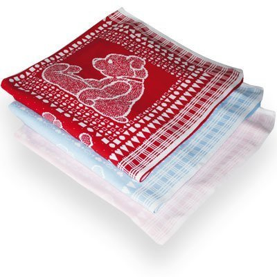 Baby-Decke/Kuscheldecke/Schmusedecke aus 100% Bio Baumwolle kba (GOTS) Rot 110 x 140 cm Made in Germany