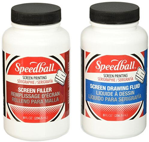 Speedball Drawing Fluid/Screen Filler Kit 8oz 237ml, Screen Printing Supplies Tools, Solution, For Art Craft, Print Making, Screen Printing, Fabric, Tool Kit, Art Printmaking Supplies, Starter, Artist