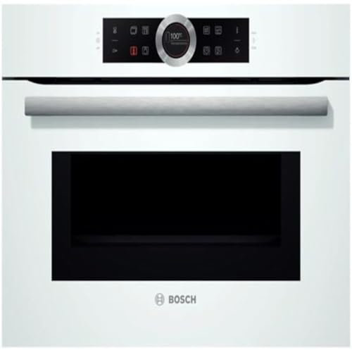 Bosch serie 8 - Horno compacto con microondas cmg633bw1 blanco