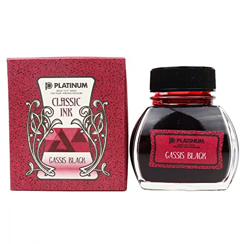 Platinum Classic Ink 60 ml Cassis svart, INKK-2000 15
