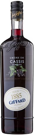 Giffard Crème de Cassis d`Anjou (schwarze Johannisbeere) 1 Liter 16% Vol.