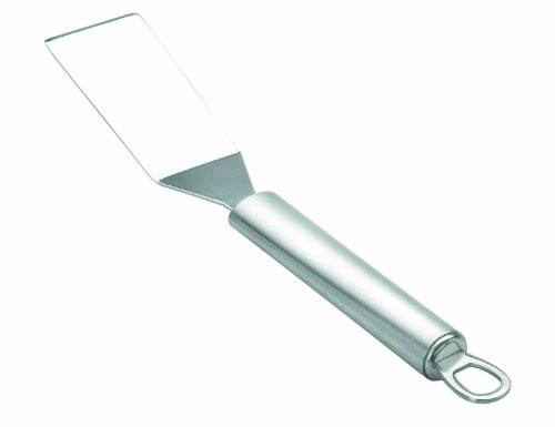 Lacor 62676 - Spatula en acier inoxydable de luxe lisse | Fabriqué en acier inoxydable de qualité alimentaire; haute résistance à la corrosion et usure quotidienne