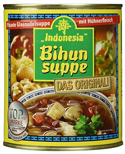 Indonesia Original Bihun Suppe | Das Original | Leckere Suppe mit Gemüse und Hähnchen | 780 ml